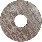 Zelfkl. rozet (17 mm) patchwork cappuccino (10 st.)