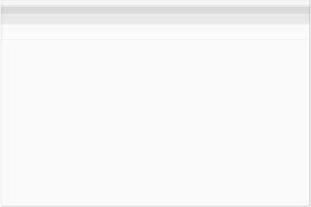 Plastic Zakken 10,3x7cm Transparant en Hersluitbaar (100 stuks)