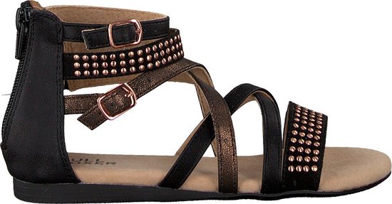 Bullboxer Aed031f1s Sandalen - Meisjes - Zwart - Maat 32 | bol.com