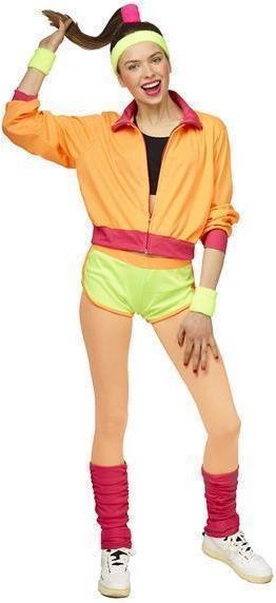 Sexy Disco Trainingspak Fluor Dames - Maat 38