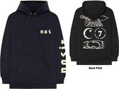 Nas - Symbols Hoodie/trui - XL - Zwart