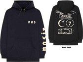 Nas Hoodie/trui -XL- Symbols Zwart