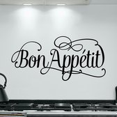3D Sticker Decoratie Spaans muurtattoo-Bon Appetit vinyl muurtattoo - Home muurtattoo vinyl belettering woonkamer Home Decor