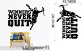 3D Sticker Decoratie Lacrosse Muurtattoo Jeugd LAX Jongenskamer Stickers Lacrosse Team Decal Sticker voor Kinderen Kamers Jongens Slaapkamer - Lacrosse11 / Large