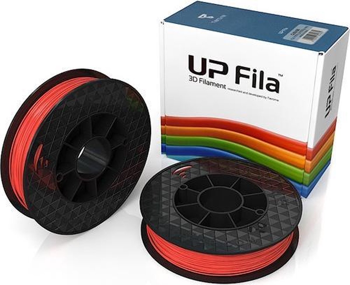 Tiertime - 3D printmaterialen - PLA Filament 1.75mm - Scarlet Orange - 2x500g