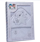 Gamberritos Badcape Teddybeer 100 X 100 Junior Grijs