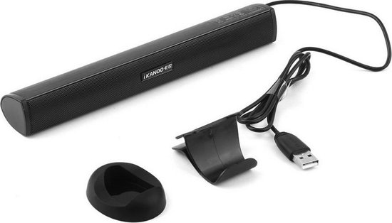 Sjah winnaar Dodelijk Laptop speaker 3W met USB voeding / Zwart / HaverCo | bol.com