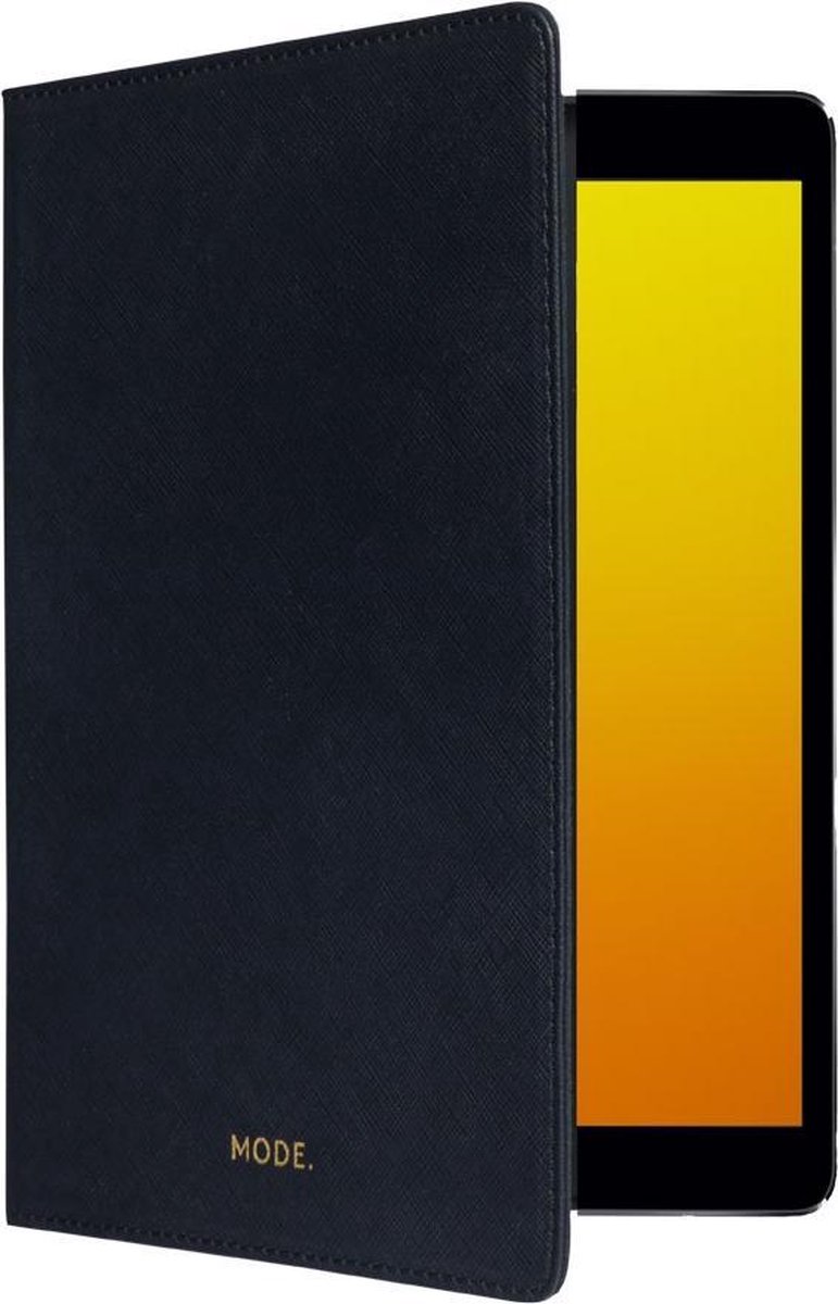 iPad 10.2 (2020)/iPad 10.2 (2019) Bookcase hoesje - dbramante1928 - Effen Zwart - Leer
