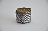 Kerst Sfeerlichten - Waxineglas Ster Klein 6x6x5cm Stone Grey