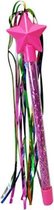 Lg-imports Cheerleaderstaf Met Ster En Folie 24 Cm Roze