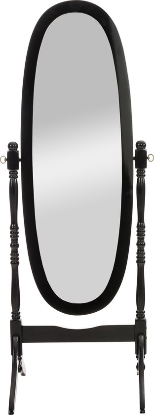 Miroir sur pied Clp Cora - Noir | bol.com