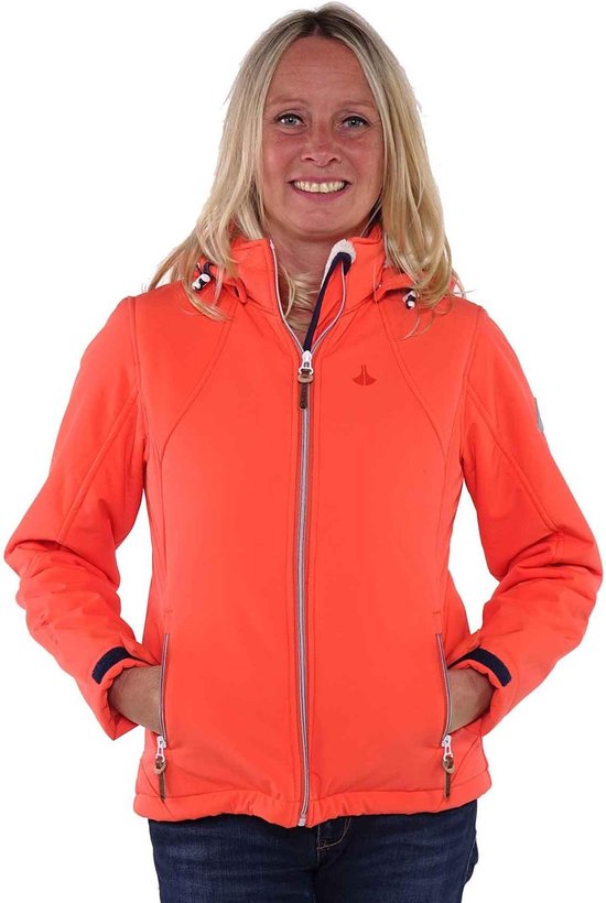 | BJØRNSON Softshell Jas Winter Dames Oranje Maat Zwarte dames winterjas Bjornson €49,95