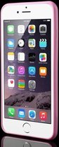 Apple iPhone 6s Plus Hoesje - Mobigear - Crystal Serie - Hard Kunststof Backcover - Roze - Hoesje Geschikt Voor Apple iPhone 6s Plus