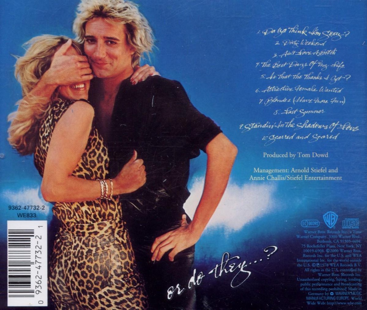 Rod Stewart Blondes Have More Fun - Pop CD met Da Ya Think I'm