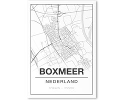 Poster/plattegrond BOXMEER - 30x40cm