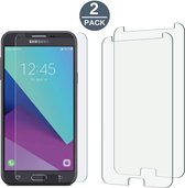 2 Stuks Screenprotector Tempered Glass Glazen Gehard Screen Protector 2.5D 9H (0.3mm) - Samsung Galaxy J7 2017