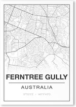 Poster/plattegrond FERNTREEGULLY - A4