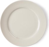 Olympia Ivory borden met brede rand 20cm
