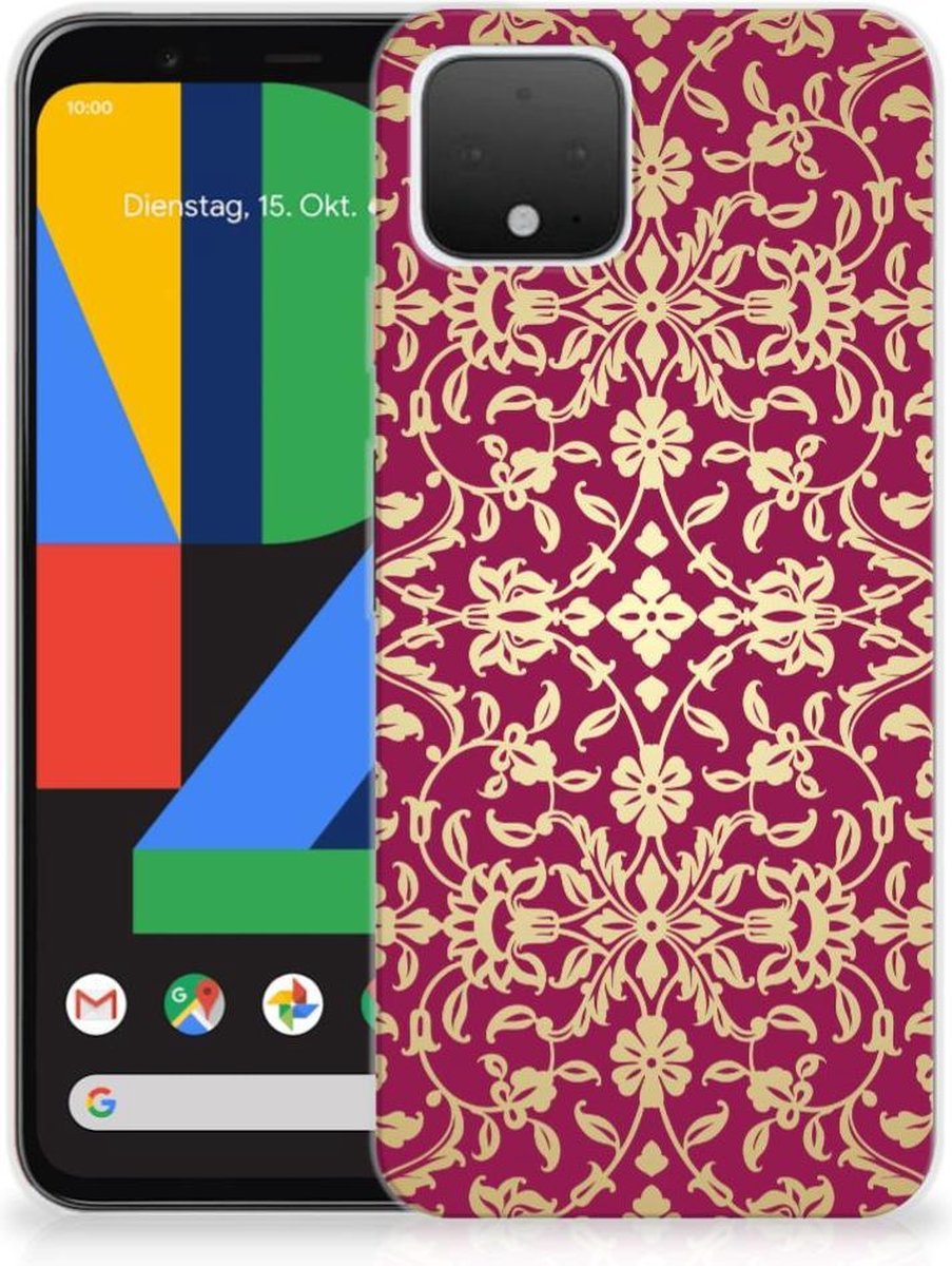 Siliconen Hoesje Google Pixel 4 Barok Pink