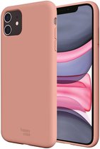 HappyCase Apple iPhone 11 Hoesje Siliconen Back Cover Donker Roze