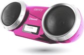 Camry CR 1139 P - Haut- parleur Bluetooth - Rose - 2 haut-parleurs - Écran LCD