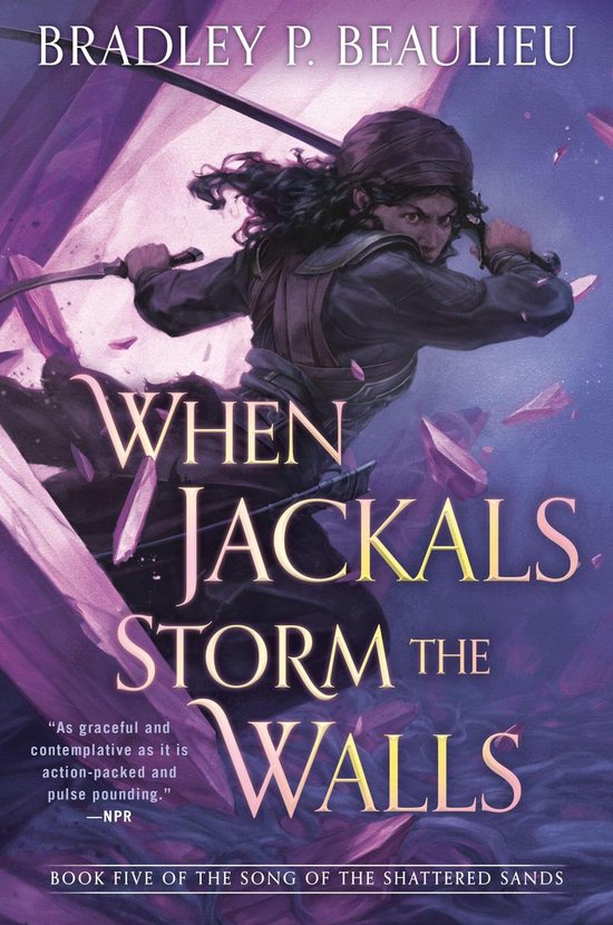 Song of Shattered Sands 5 - When Jackals Storm the Walls - cover