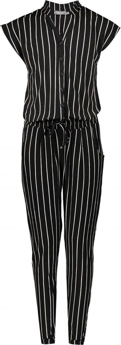 Veronderstellen slepen commando Geisha Jumpsuit - Black/White striped | bol.com