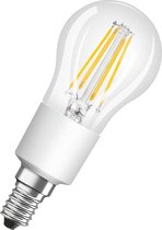 OSRAM 4058075108448 LED-lamp Energielabel A++ (A++ - E) E14 Kogel 6.00 W = 60 W Warmwit (Ø x l) 45 mm x 45 mm 1 stuk(s)