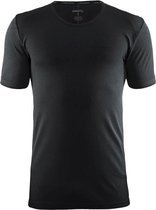 Craft Active Comfort Roundneck Ss Sportshirt Heren - Black