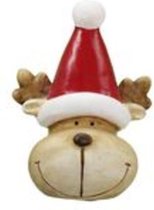 Kerstfiguren - Pc. 1 Terracotta Moose Brown 10 Cm
