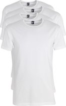 Actie 4-pack: Alan Red stretch T-shirts Ottawa - O-hals - wit -  Maat S