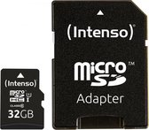 (Intenso) 32GB Micro SDHC geheugenkaart UHS-I Premium - Class 10 - 32GB - met SD adapter