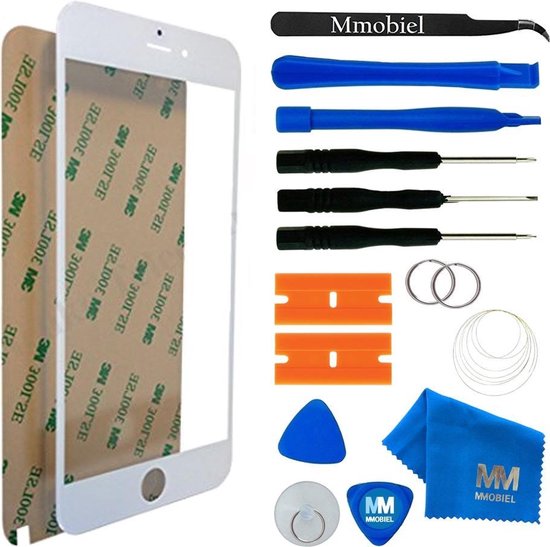 Mmobiel Front Glas Display Scherm Voor Iphone 6 Plus 6s Plus Wit Inclusief Tools Bol Com