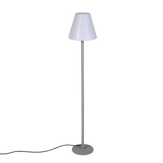 voorzien Respectvol Dempsey QAZQA virginia - Moderne Vloerlamp | Staande Lamp - 1 lichts - H 1520 mm -  Grijs -... | bol.com
