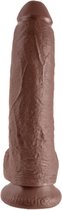 Pipedream King Cock realistische dildo Cock - With Balls bruin - 10,25 inch