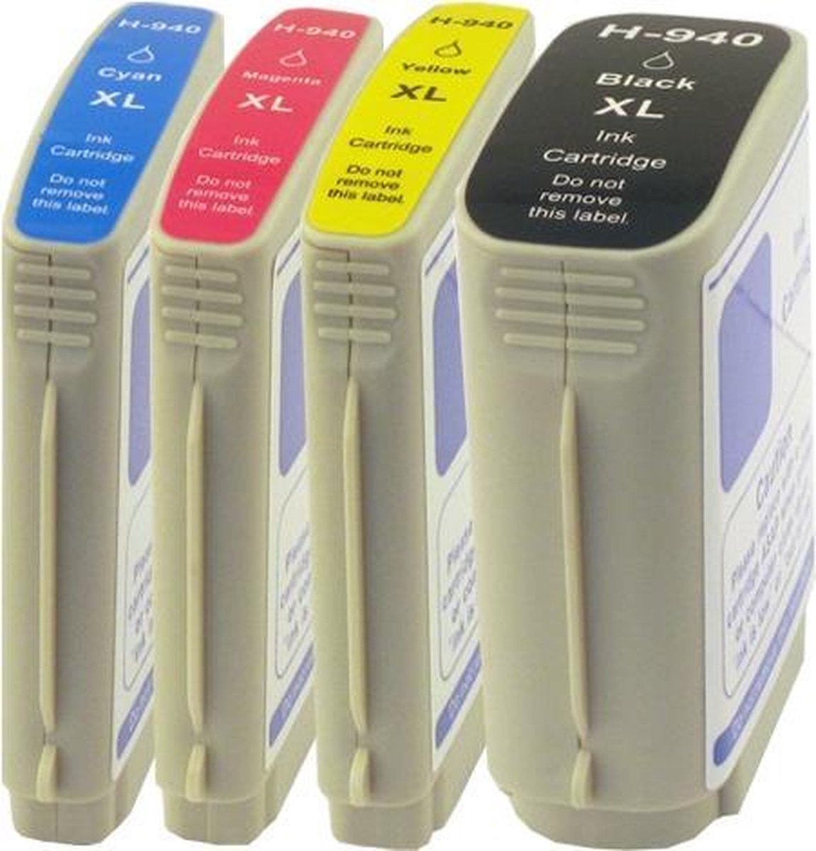 Print-Equipment Inkt cartridges / Alternatief voor HP nr 940 XL BCMY Zwart en Kleur | HP Officejet Pro 8000/ 8500/ 8500A Inktjet Multifunctional Kleur