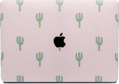 Lunso Geschikt voor MacBook Air 13 inch (2018-2019) cover hoes - case - Cactus