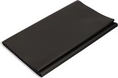 2x Zwarte afneembare tafelkleden/tafellakens 138 x 220 cm papier/kunststof - Herbruikbare tafelkleden