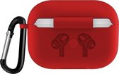 Mobigear Siliconen Rood voor Apple AirPods Pro