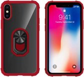 Colorfone Ring iPhone X - XS Transparant Rood