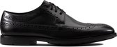 Clarks - Heren schoenen - Ronnie Limit - G - black leather - maat 8,5