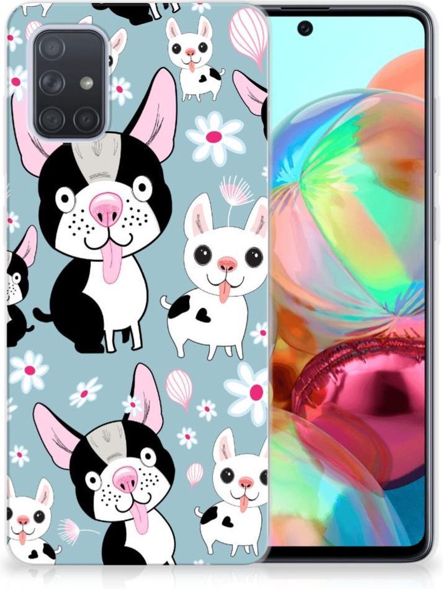 Samsung Galaxy A71 TPU Hoesje Hondjes