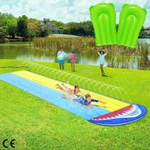 Waterglijbaan - Opblaasbare Gazon Waterglijbaan voor Kinderen - Waterspeelgoed voor Kinderen - Gemakkelijk te Installeren en Opslag - Ideaal voor Buitenspellen - 5m