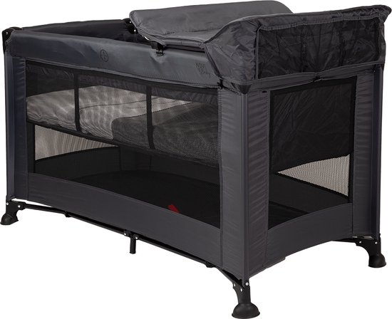 Lit de camping Novi Baby® Kiki Luxe Gris Foncé