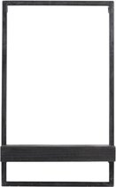 Maddison wandplank 30x15x50 cm - mat zwart