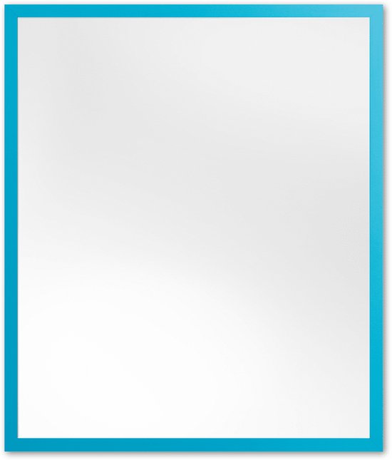 Moderne Spiegel 93x123 cm Blauw - Emilia