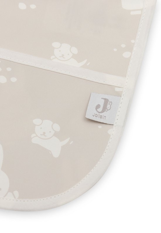 Jollein x Nijntje Slab Waterproof Met Mouw Miffy&Snuffy - Nougat van Jollein — afbeelding 3
