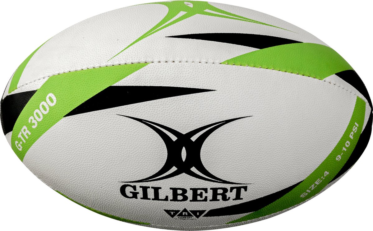 Gilbert Rugbybal G-TR3000 Training Groen - Maat 4 (30 stuks)