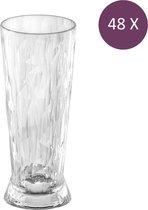 Koziol - Superglas Club No. 10 Verres à Bière 300 ml Set de 48 Pièces - Plastique - Transparent