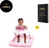 Loopwagen Baby Verstelbaar - Loopstoel Baby Met Speelgoed - Baby Looptrainer Met Wasbaar Kussen - 100% Tevredenheidsgarantie - Perfect Voor Baby's - Tot 26 Kilo